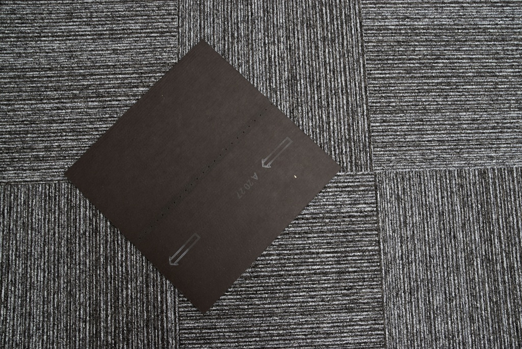 Kobercové čtverce - CORAL 60345 šedo černý