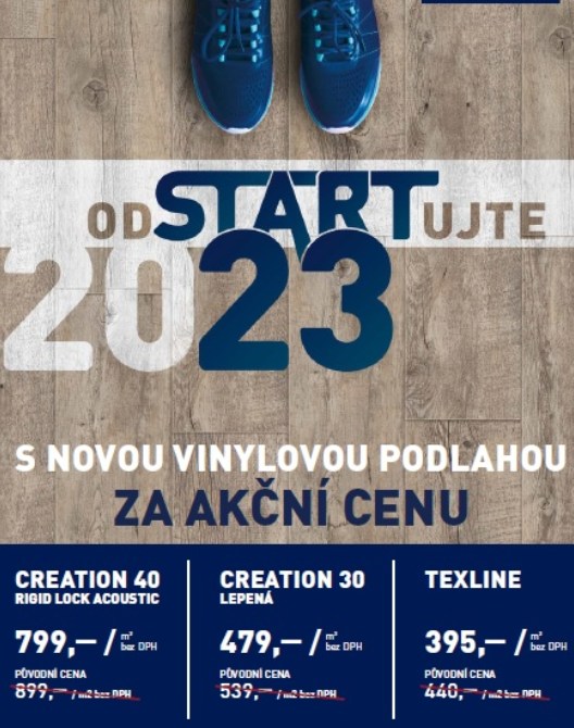 Akční nabídka vinylových podlah Gerflor