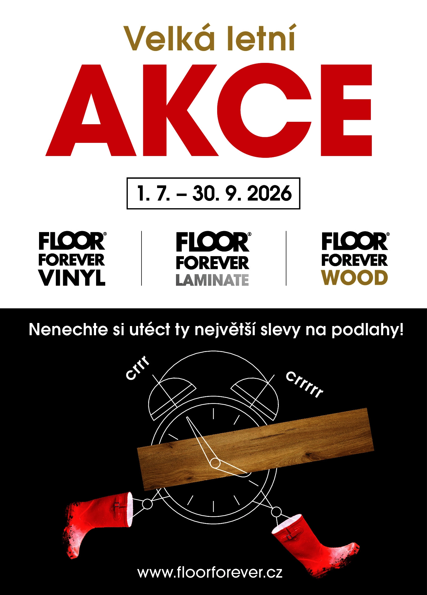 AKČNÍ LETÁK FLOOR FOREVER, od 1. 7.  do 30. 9. 2026!