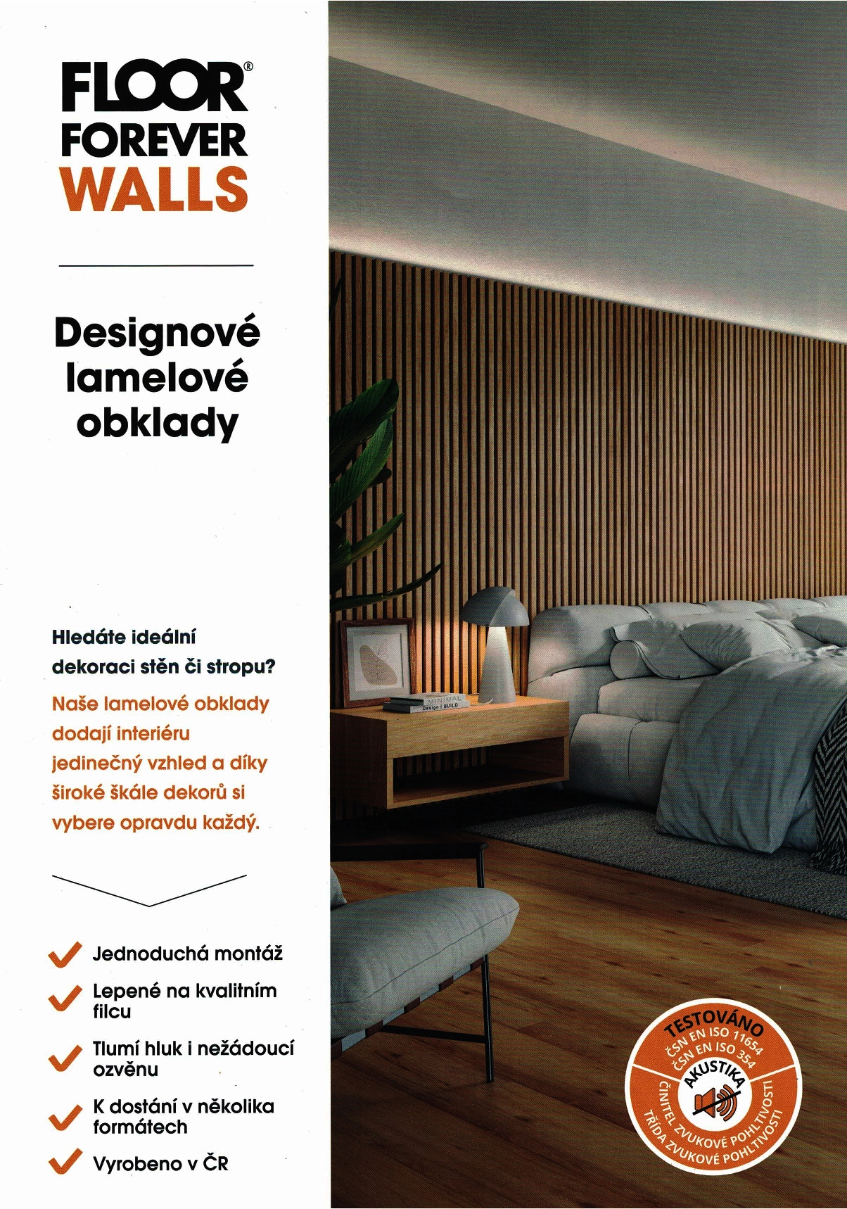 Floor Forever Walls - Designové lamelové obklady